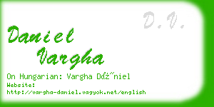 daniel vargha business card